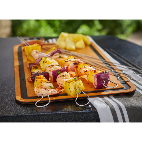 Juego de 8 brochetas largas Weber