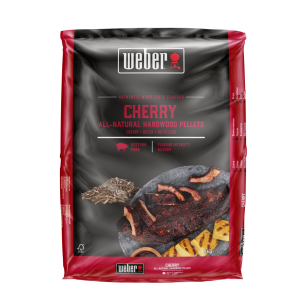 Pellets de madera naturales Weber - Madera de Cerezo 8 Kg