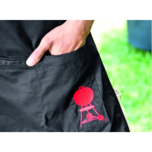 Delantal ajustable negro Weber Original