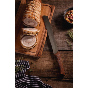 Cuchillo dentado tramontina churrasco black 25 cm