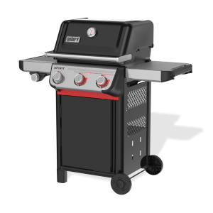 Barbacoa de gas Weber Spirit E-325 con fuego lateral ala plegable y Sear Zone