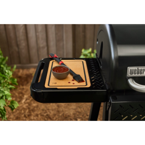 Mesa lateral Weber Works para Smoke y Searwood. Accesorio barbacoa de pellet.