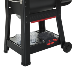 Estante inferior de almacenaje para barbacoa ahumador Weber Smoke.