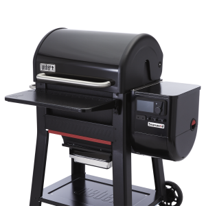 Mesa frontal para Searwood. Accesorio Weber Searwood. Barbacoa de pellet.