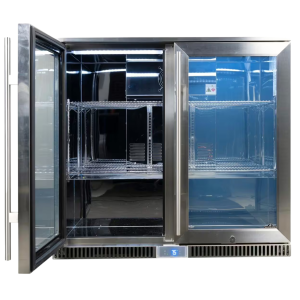Nevera de exterior doble puerta Napoleon. Acero inoxidable. Para cocinas exteriores Napoleon.