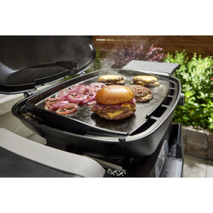 Plancha integral para Q 2100N/2200N/2800N+. Accesorio Weber. Hierro colado vitrificado.