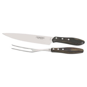Juego de cuchillo 20cm y trinchante Tramontina